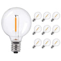 10 Pack Warm White LED Super Festoon Shatterproof Replacement Bulbs